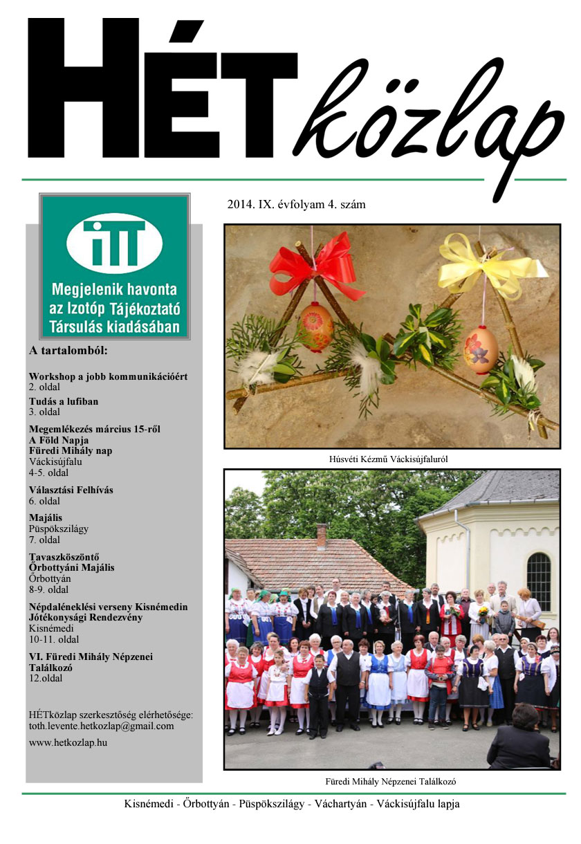 HÉTközlap 2014 / IV