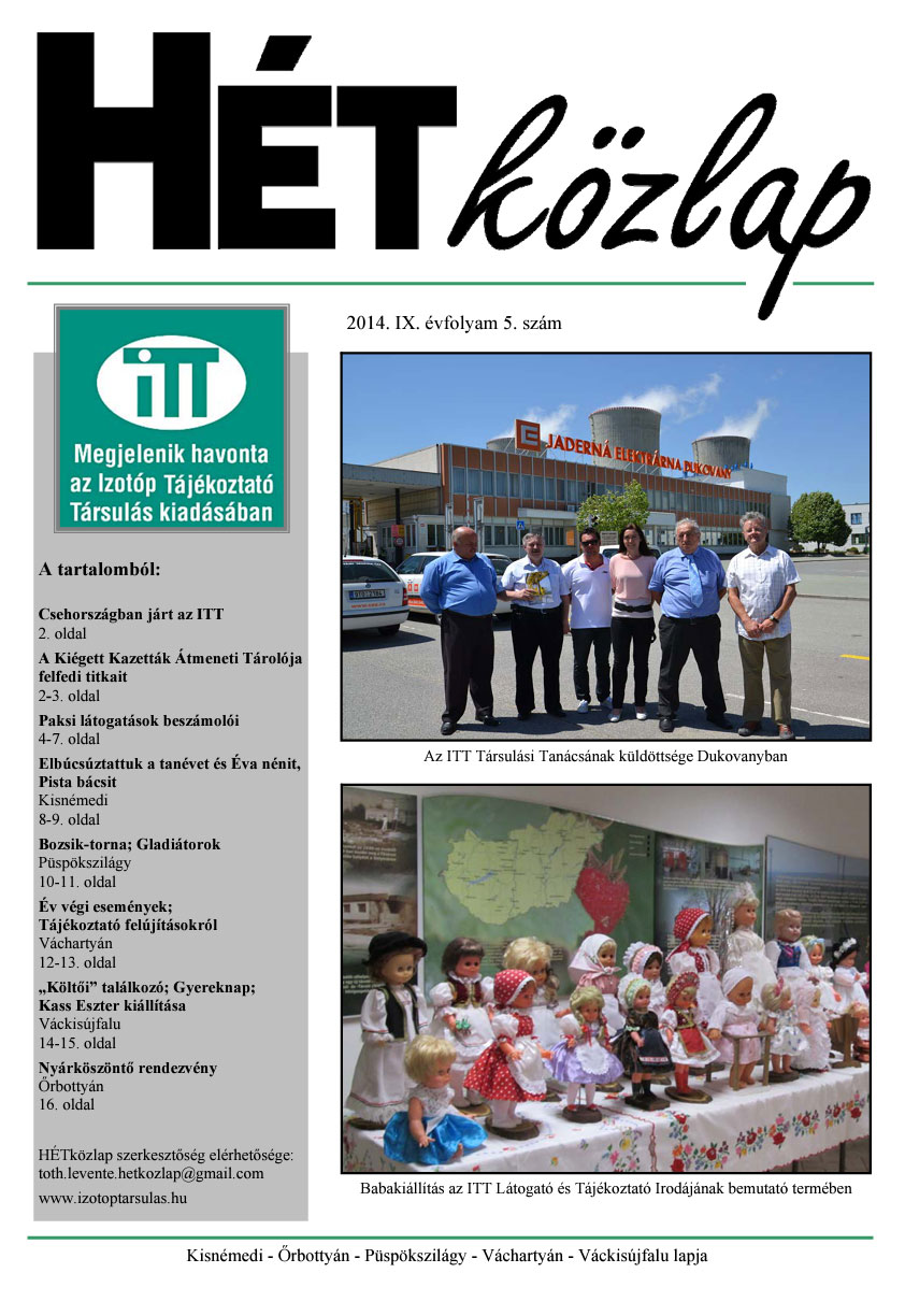 HÉTközlap 2014 / V