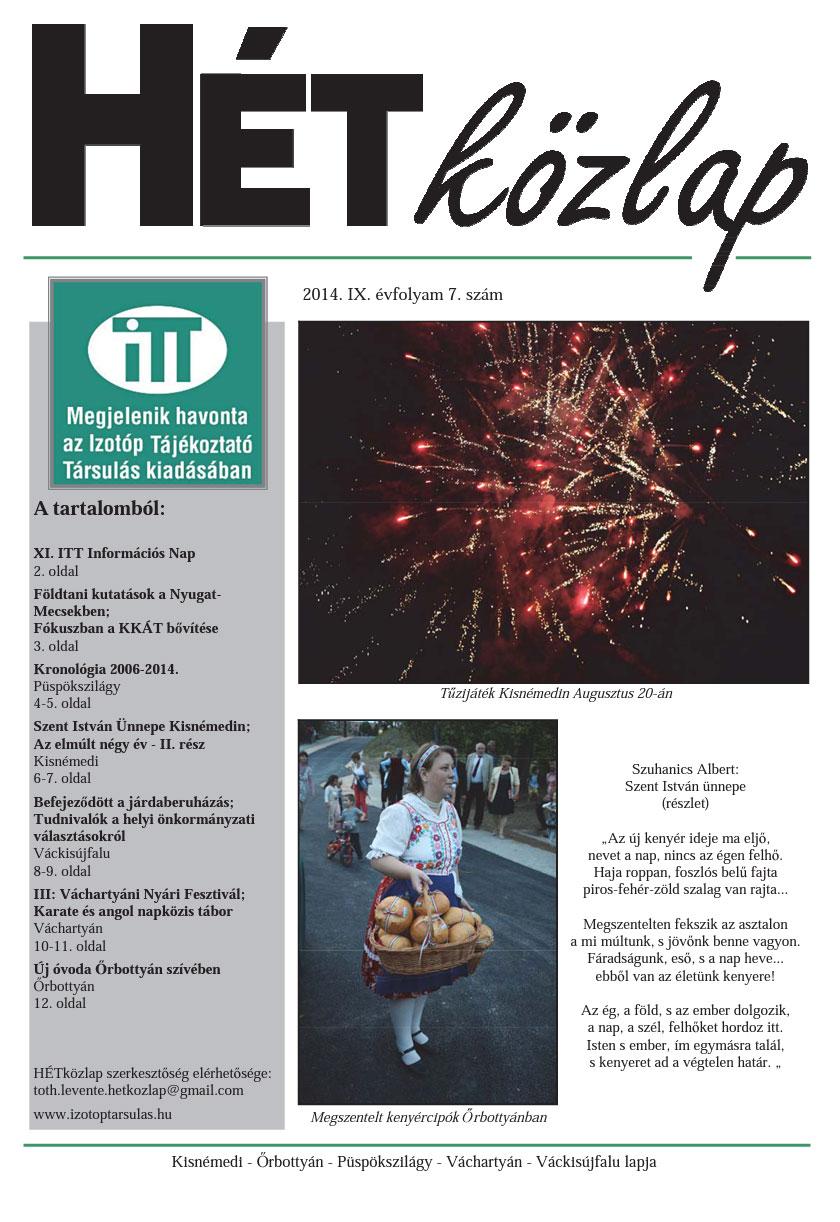 HÉTközlap 2014 / VII